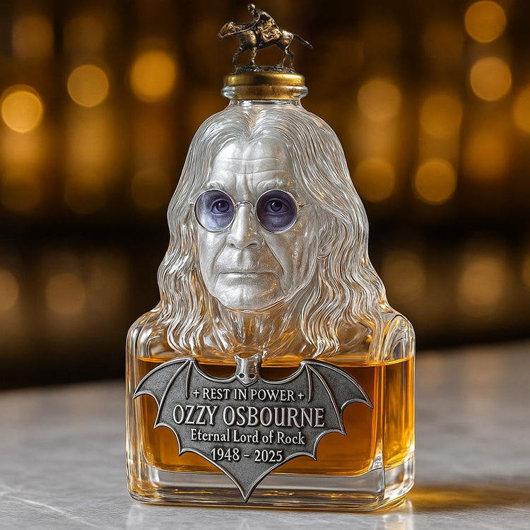 Immortalized in Glass — The Whisky Bottle Tribute to Ozzy Osbourne - FairyLightTrees