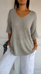 Anna – V-Neck Knit Jumper
