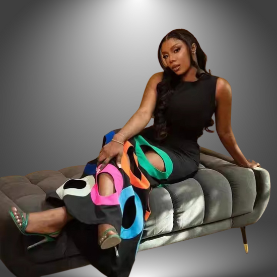 Anastasia™ | Vestido Largo con Aberturas Circulares Atrevidas