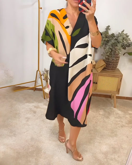 Rosaline – Vestido Casual Colorido