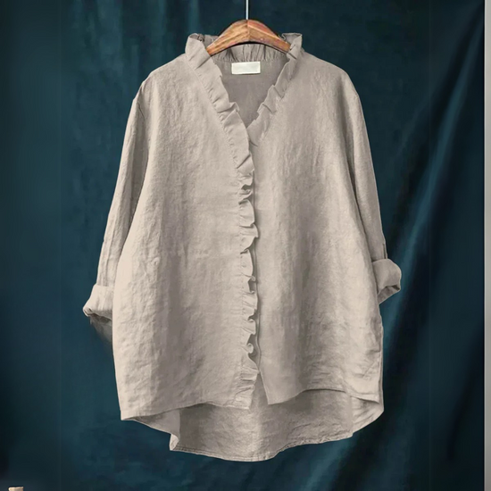 Sanela™ | Camisa Casual con Volantes