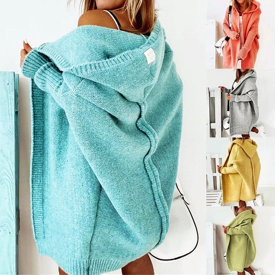 Amelia Grace Oversized Knit Cardigan