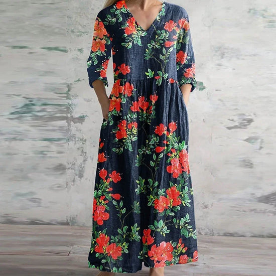Kristen™ | Elegante Retro Maxi Jurk