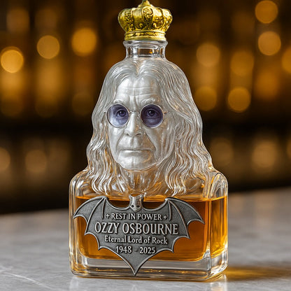 Immortalized in Glass — The Whisky Bottle Tribute to Ozzy Osbourne - FairyLightTrees
