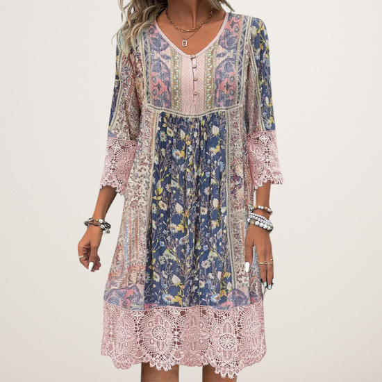 Kirsten | Vestido de lujo con estampado para mujer