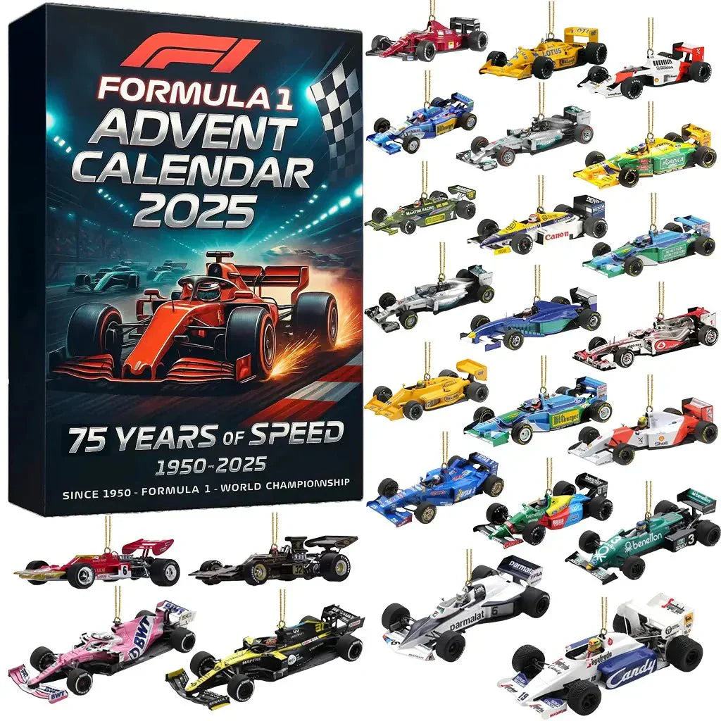 🎄 Racing Legends 2025 Advent Calendar – Limited Collector’s Edition - FairyLightTrees